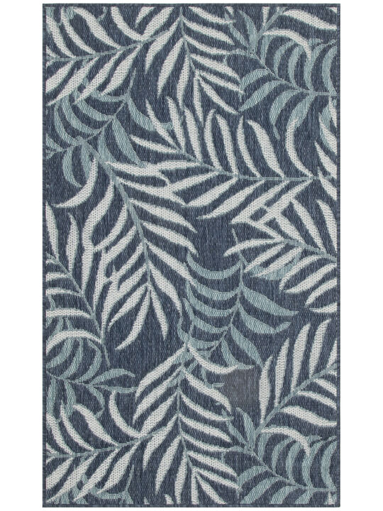 Garden Oasis GOA01 Navy 3' x 5' Rug