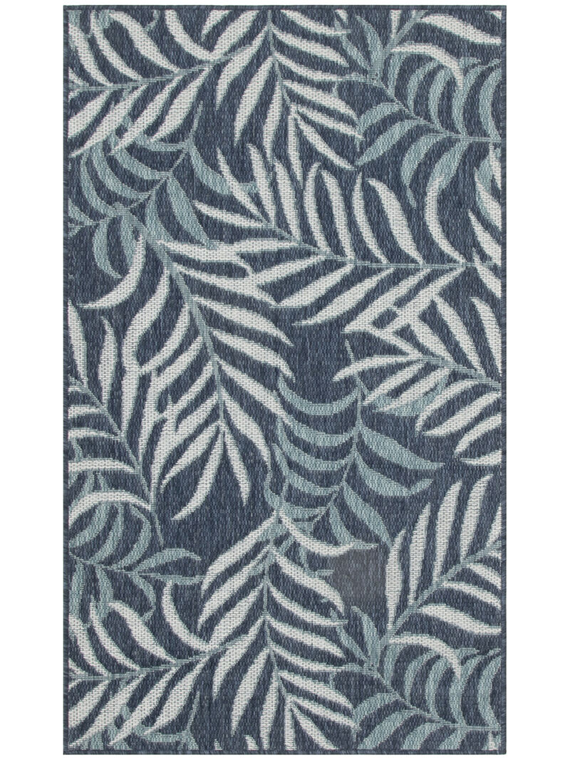 Garden Oasis GOA01 Navy 3' x 5' Rug