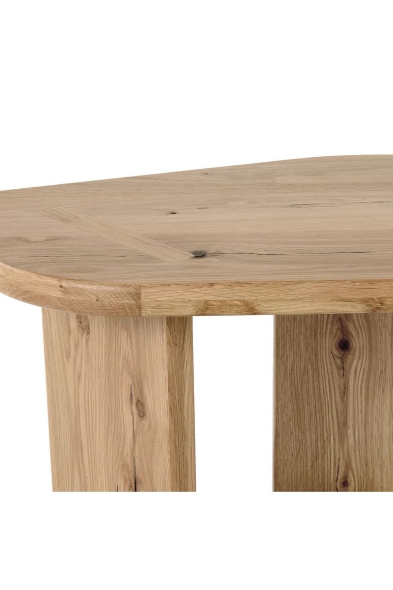 Natural Wood Coffee Table Set (2) | OROA Modern Jack image number 6