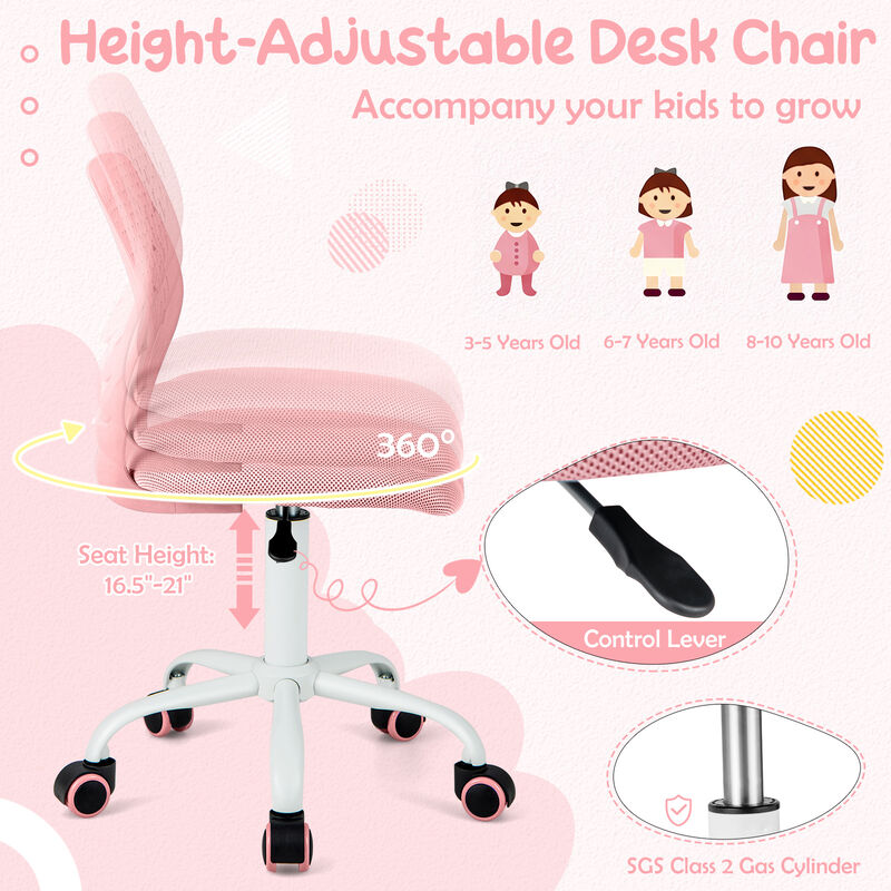 Adjustable Height Ergonomic Desk Chair for Children image number 5
