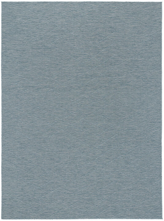 HomeRoots Geometric Indoor Outdoor Area Rug