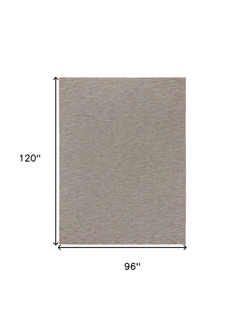 HomeRoots Geometric Indoor Outdoor Area Rug image number 4