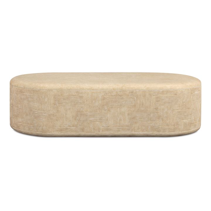 Suraya Concrete Rounded Coffee Table