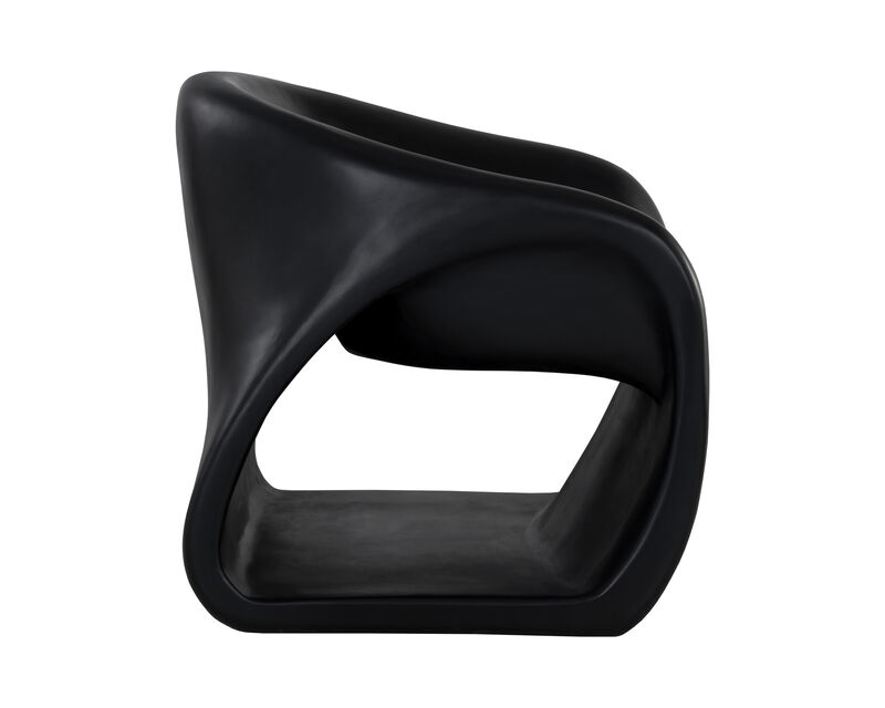 Orson Black Lounge Chair