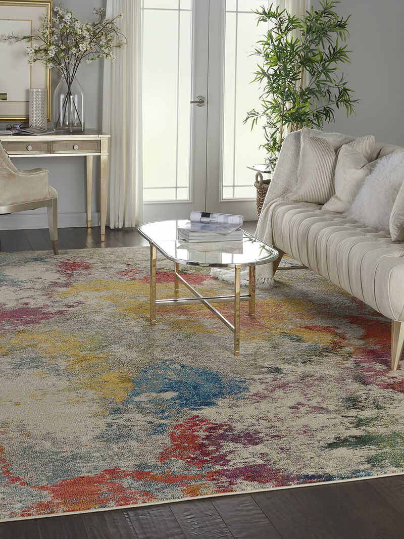 Celestial CES12 Ivory/Multicolor 10' x 14' Rug