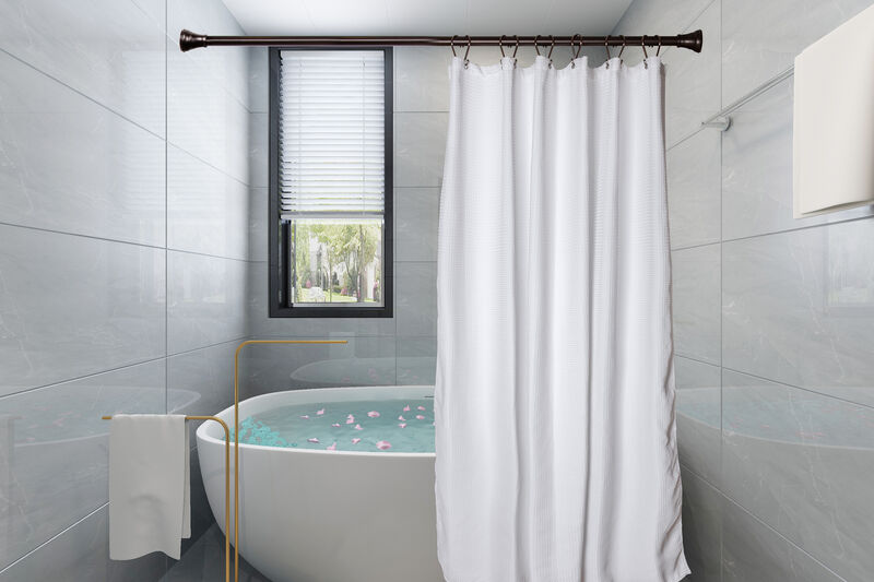 Zinc Shower Curtain Hooks, Set of 12 image number 6