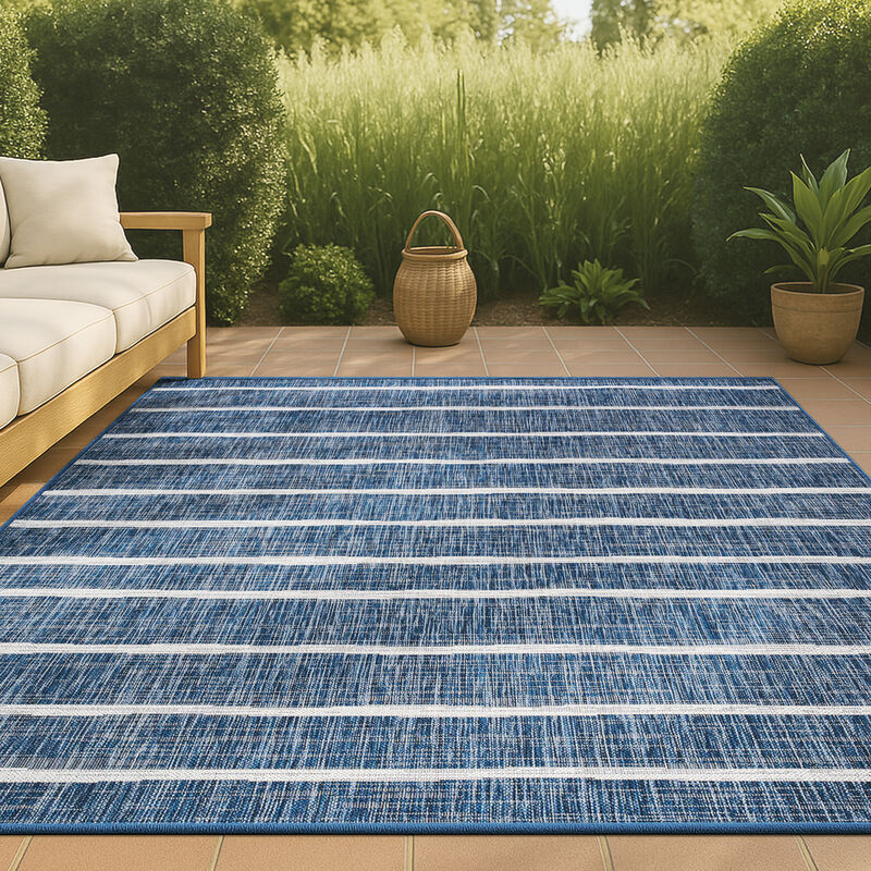 Colonia Berber Stripe Indoor/Outdoor Area Rug