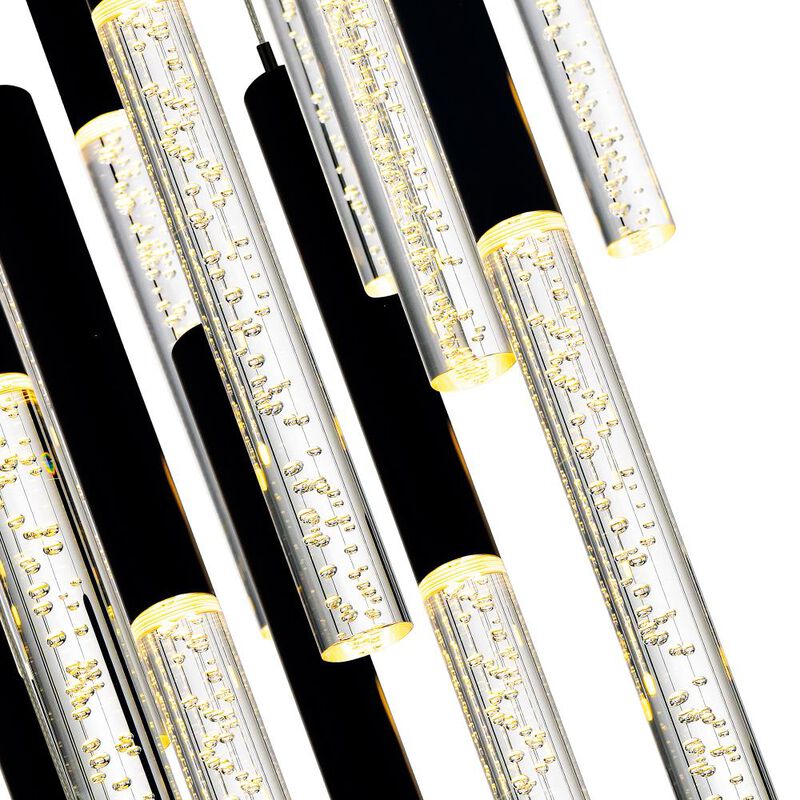 Dragonswatch Integrated LED Black Chandelier