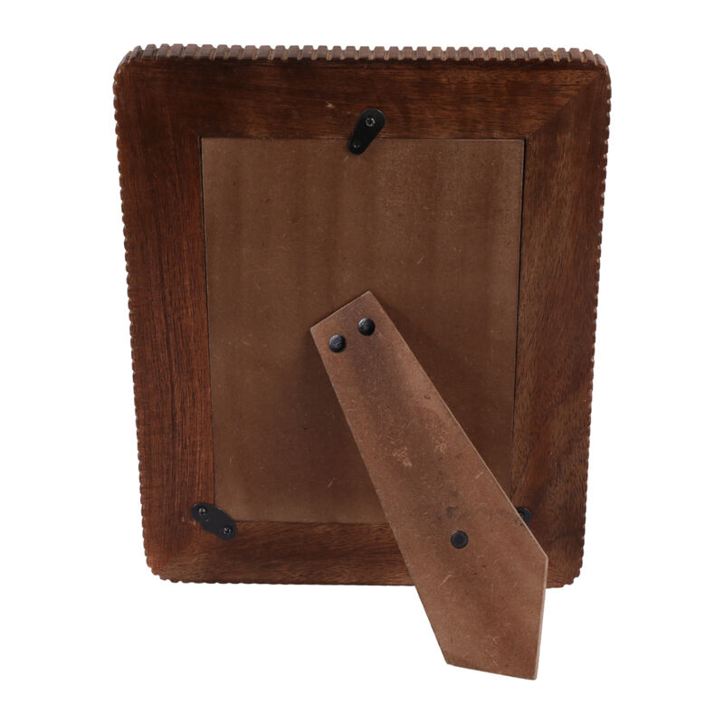 5x7 Ridged Wood Photo Frame image number 3
