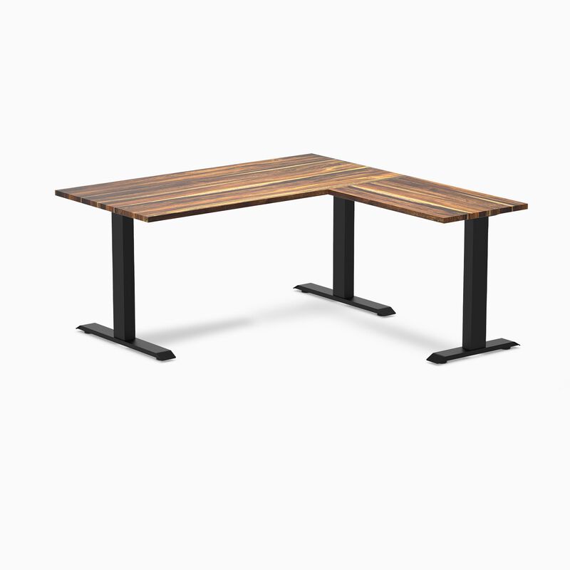 Desky Zero Hardwood L-Shape Office Desk image number 0
