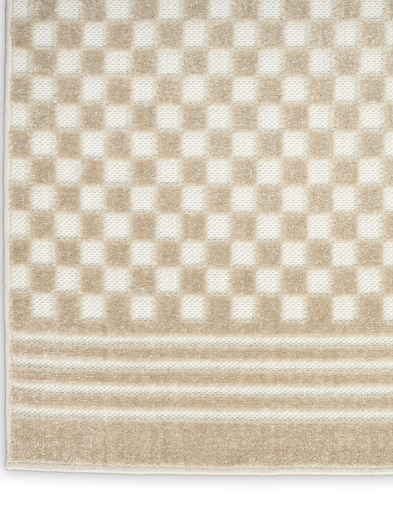 Care Free CAF02 Beige 5'3" x 7' Rug