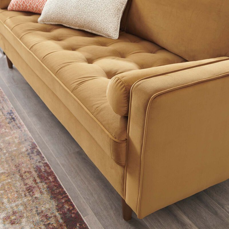Valour Performance Velvet Sofa image number 7
