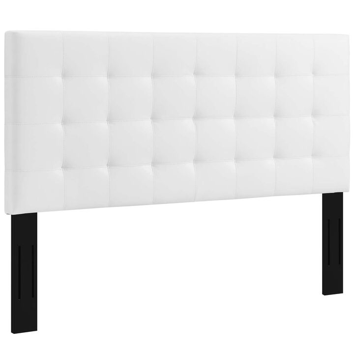 Modway - Paisley Tufted Full / Queen Upholstered Faux Leather Headboard