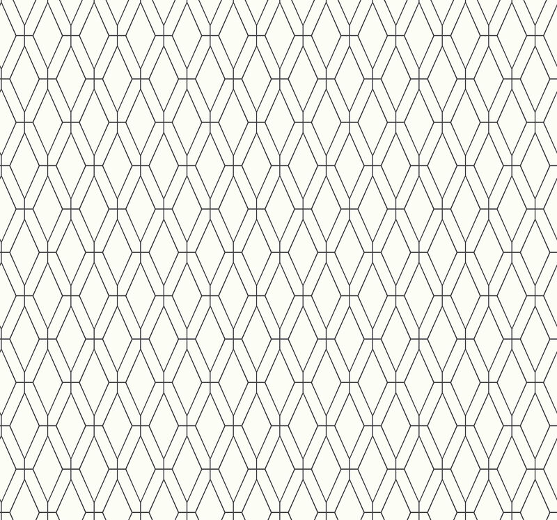 Diamond Lattice Black Wallpaper image number 0