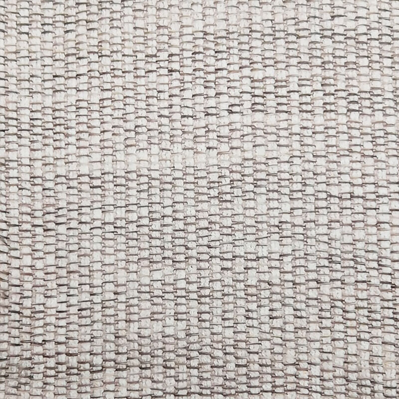 Basila Swivel Stool in Brown Oak Wood Finish with Beige Fabric