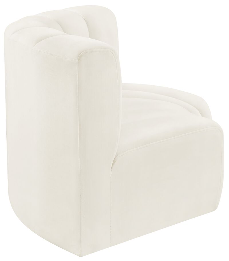 Meridian Furniture Arc Cream Velvet Modular Sofa