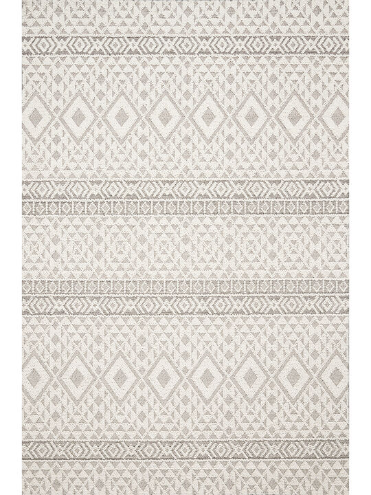 Cole COL04 Silver/Ivory 6'7" x 9'4" Rug