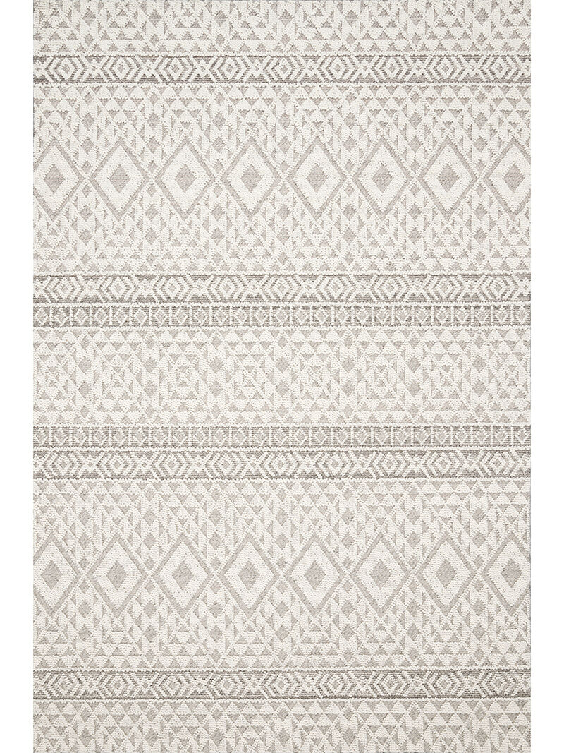 Cole COL04 Silver/Ivory 6'7" x 9'4" Rug