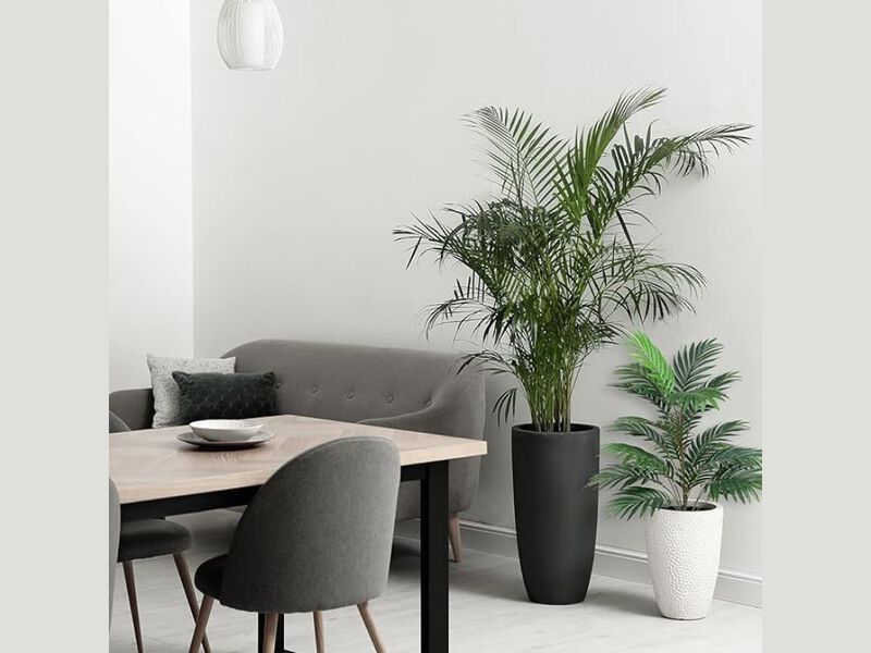 Artificial Monstera Plants UV Resistant Home Decor Palm Tree image number 1