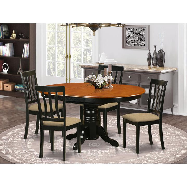 5 Pc Dining room set with 4 cusion chairs