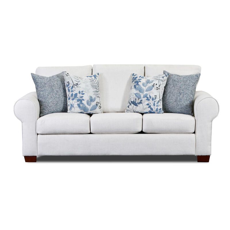 American Furniture Classics Living Room Pembroke Sofa with Four Throw Pillows