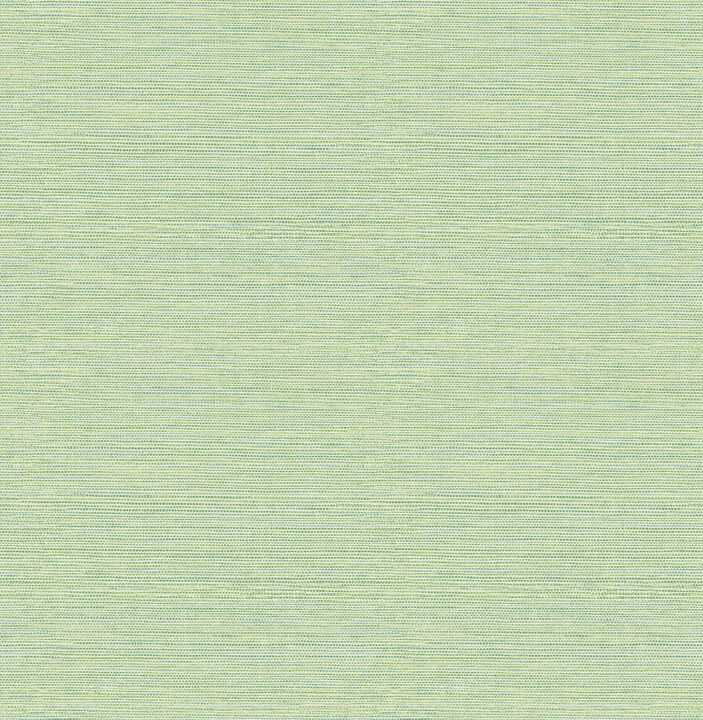 Agave Green Faux Grasscloth Wallpaper
