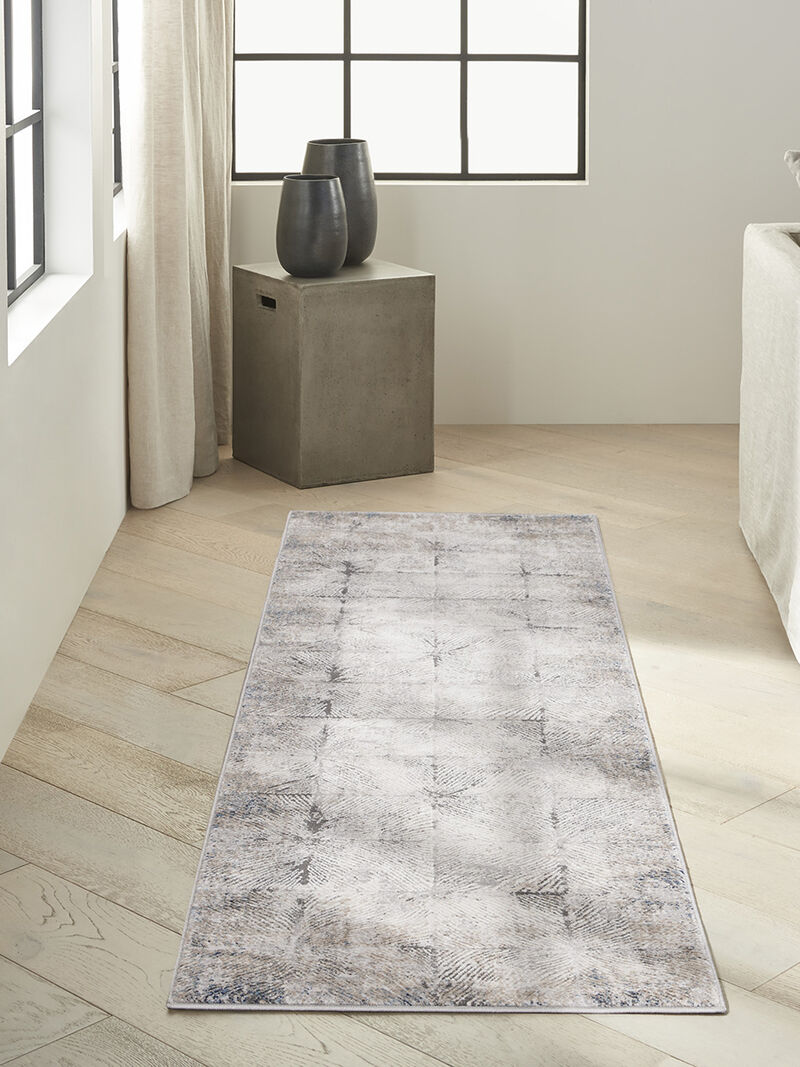 CK022 Infinity IFN03 Ivory/Gray 2'2" x 7'6" Rug
