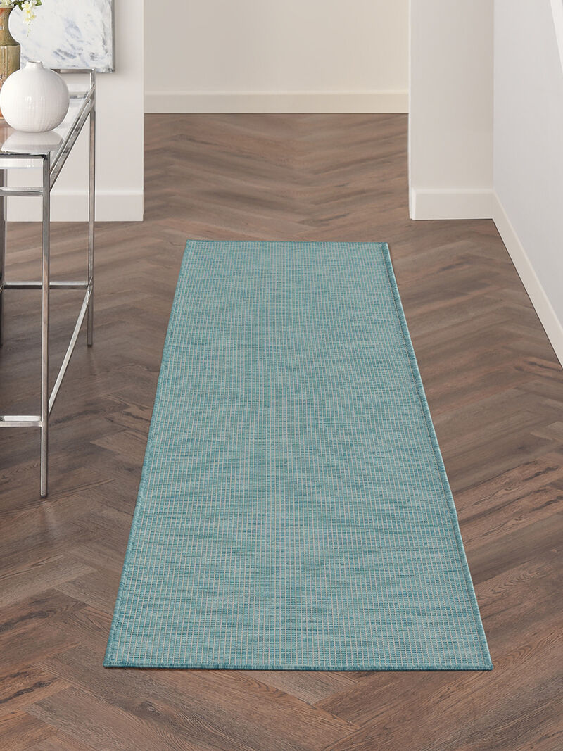 Positano POS01 Aqua 2' x 6' Rug image number 7