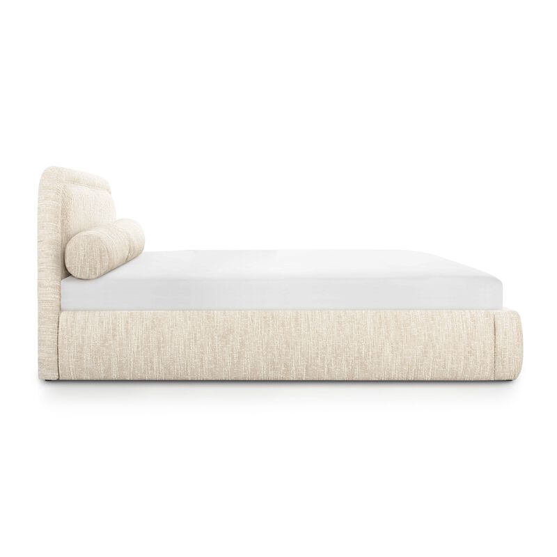 Murielle Cream Heavy Knubby Boucle Bed