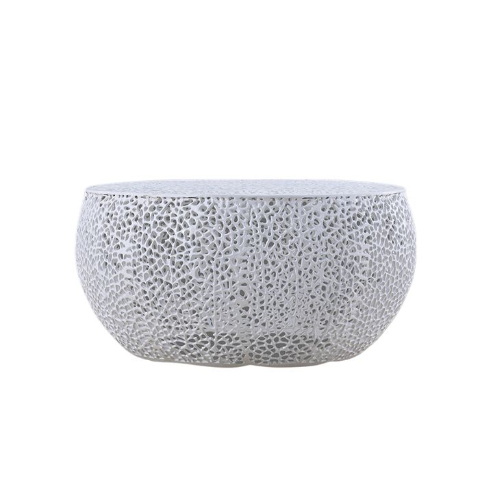 Pavressa White Hourglass Coffee Table