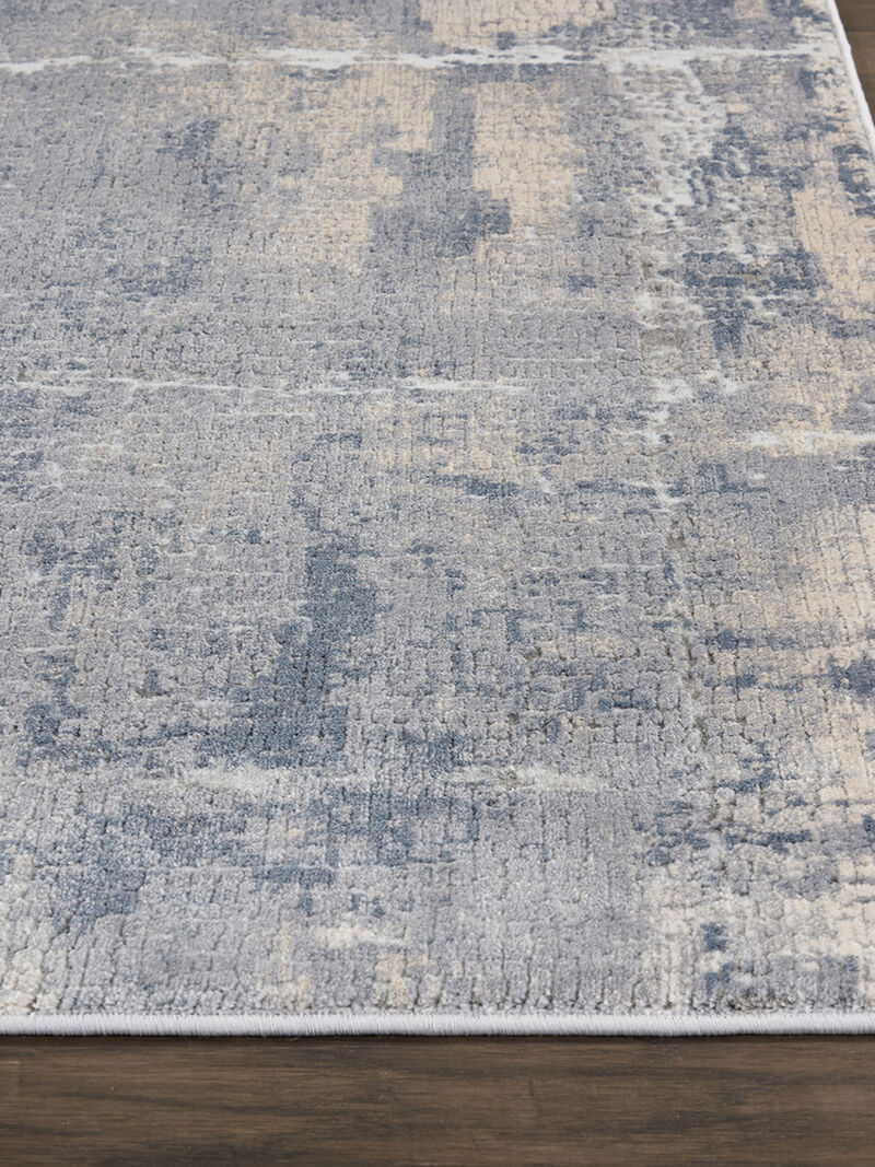 Rustic Textures RUS06 Gray/Beige 3'11" x 5'11" Rug