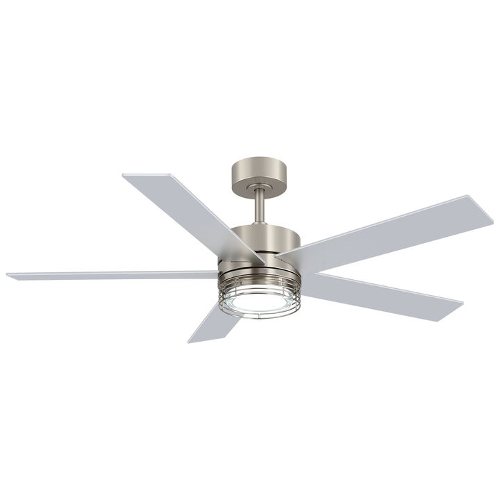 Breezary 52 In Dimmable LED Ceiling Fan with Light, 5 Plywood Blades, 3 CCT, Remote Control