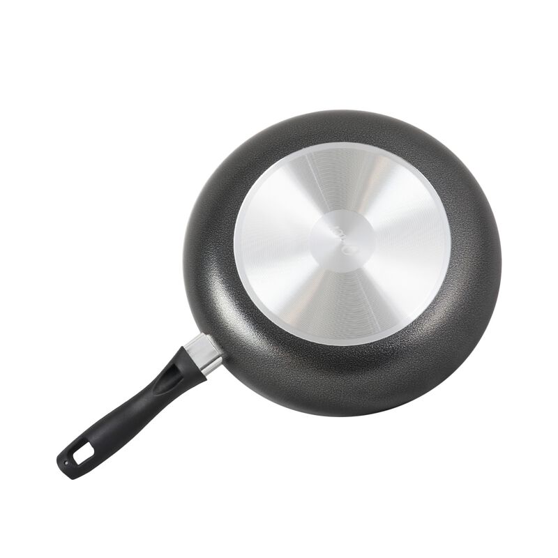 Oster Clairborne 12 Inch Aluminum Frying Pan in Charcoal Grey image number 2