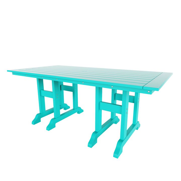 WestinTrends 71" Outdoor Patio Dining Table