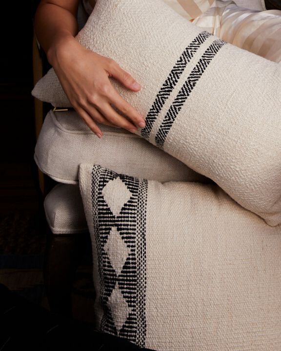 Hugh Lumbar Pillow Cover - 12" x 20"