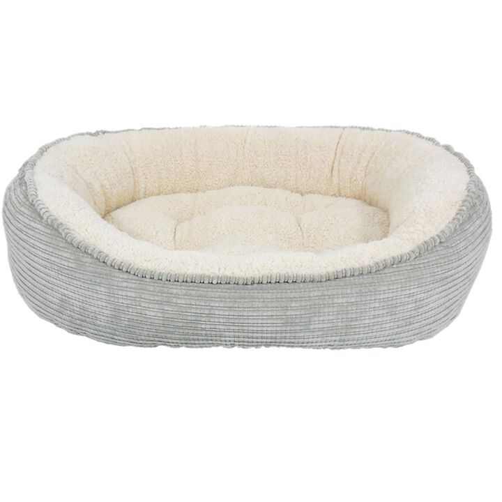 Arlee Home Fashions  Cody Cuddler Cat Bed  Grey, Large