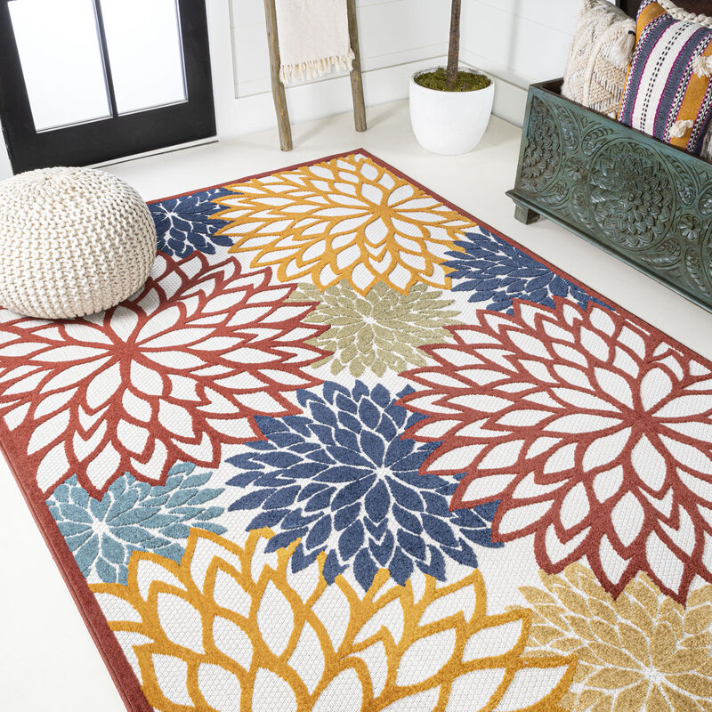 Minori Floral Indoor/Outdoor Area Rug