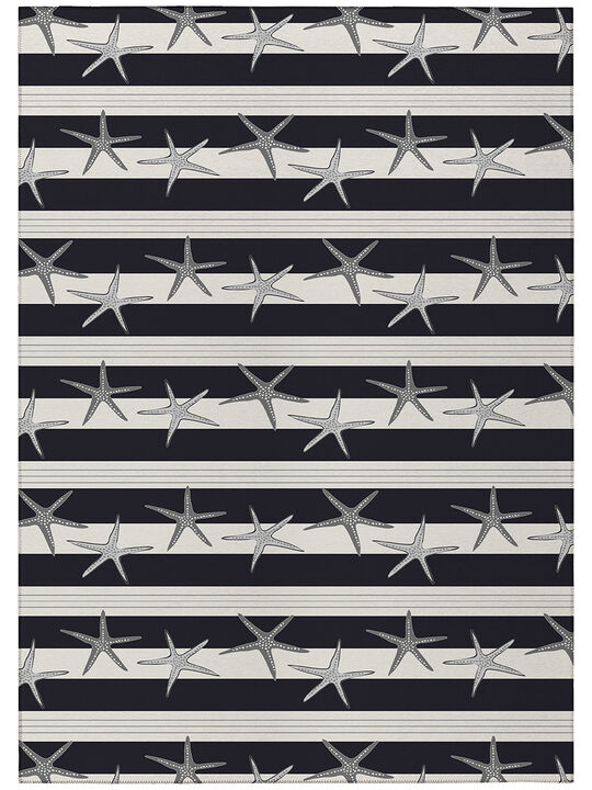 Seabreeze SZ12 Black 3' x 5' Rug