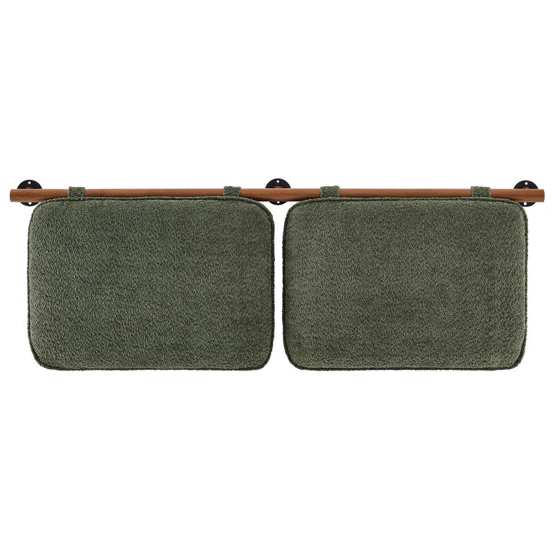 Anela Wall-Mounted Chenille Upholstered Queen Headboard image number 6