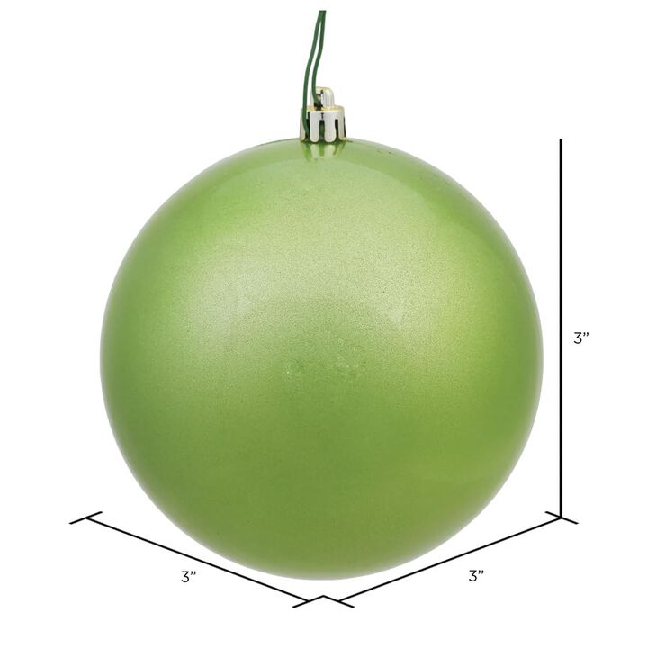 Vickerman 3" Celadon Candy Ball Ornament, 12 per Bag
