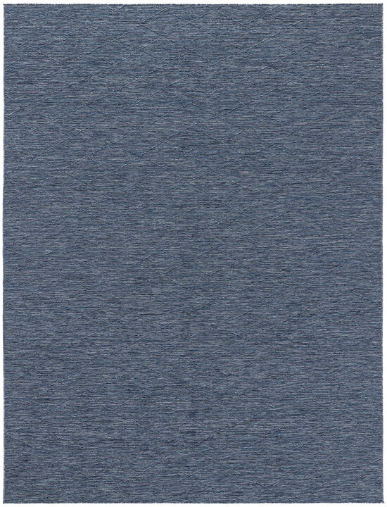 Washable Solutions WSL01 Navy/Blue 9' x 12' Rug