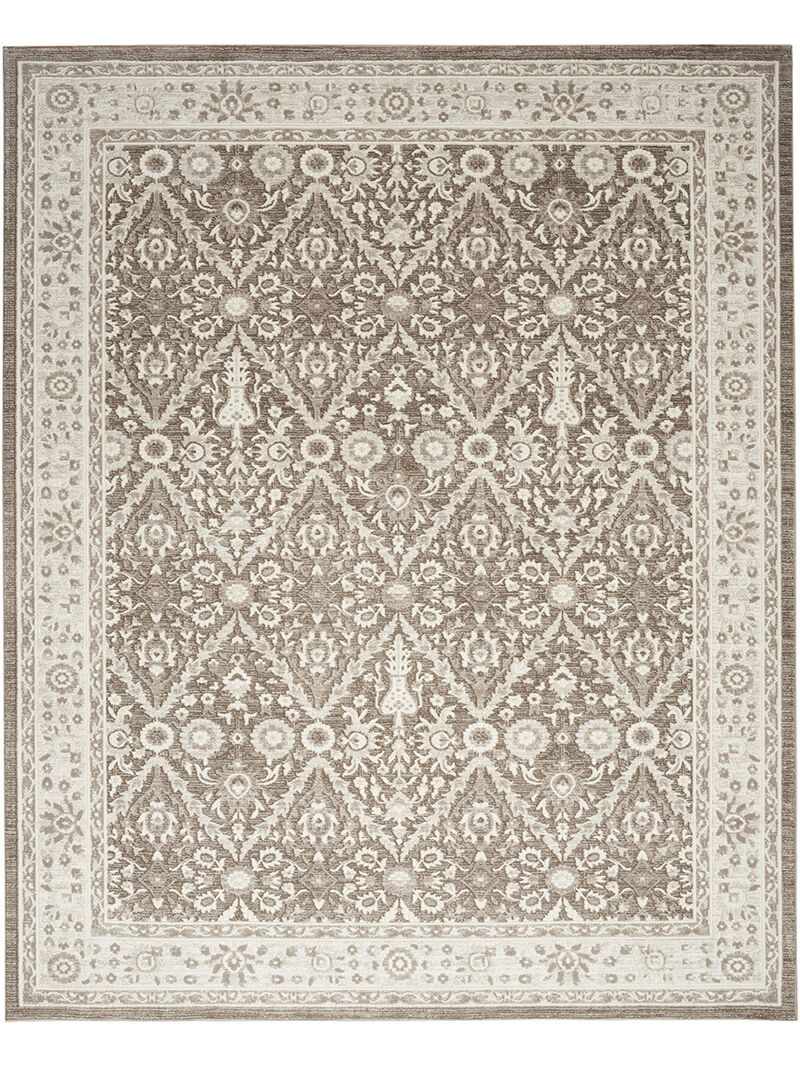 Eco Cycle ECY04 Ivory/Mocha 9' x 12' Rug