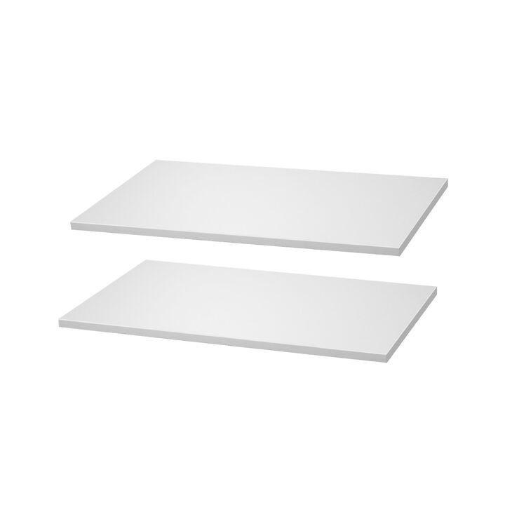 Wooden Cabinet Shelves 2 Piece Closet Replacement Shelf Boards