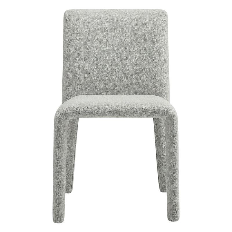 Fabric Upholstered Dining Chair with Cushioned Seat for Dining Room, Navy image number 0