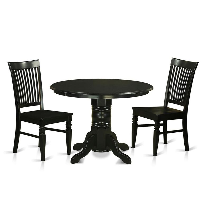 3 Pc Kitchen nook Dining set-Kitchen dinette Table and 2 Dining Chairs