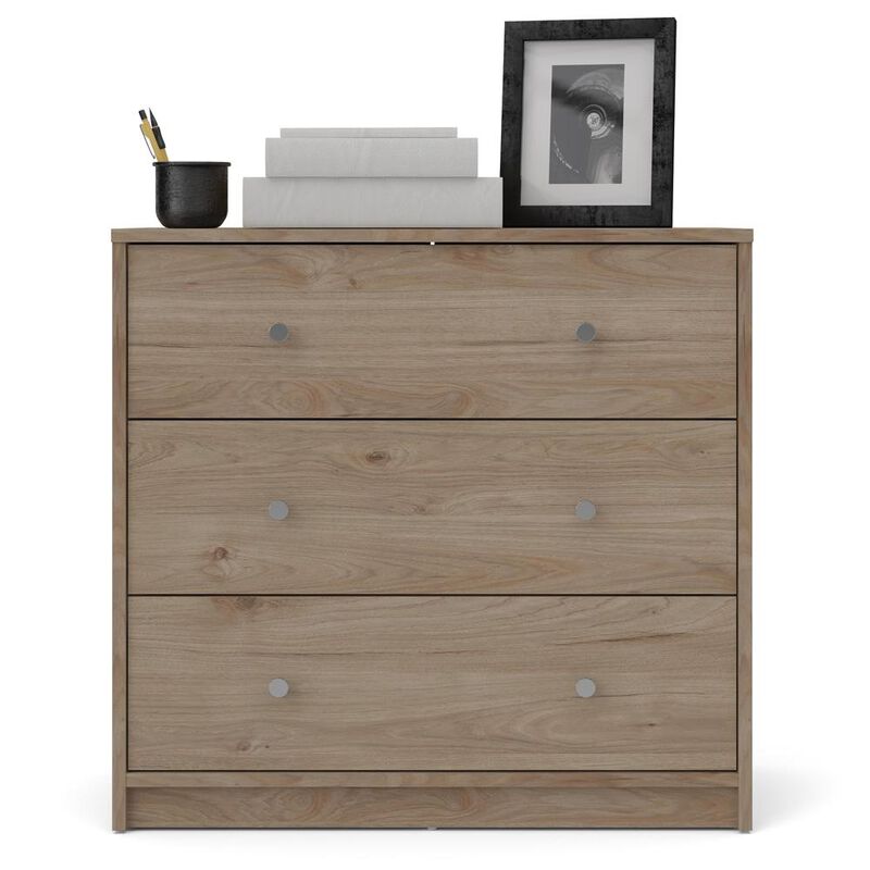 Tvilum 3 Drawer Chest Jackson Hickory