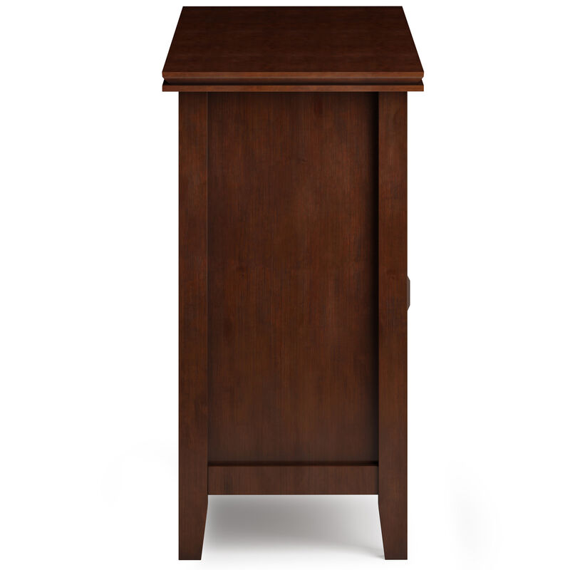 Artisan SOLID WOOD 48 inch Wide Contemporary TV Media Stand in Russet Brown For TVs up to 55 inches