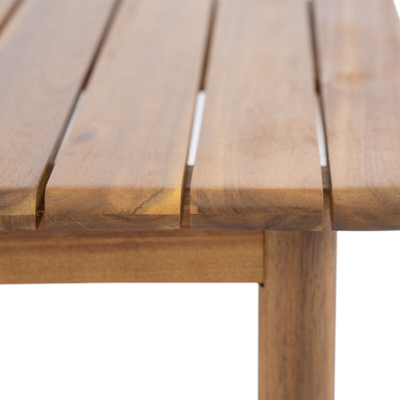 Christopher Knight Home Masaki Modern Acacia Wood Patio Coffee Table image number 6