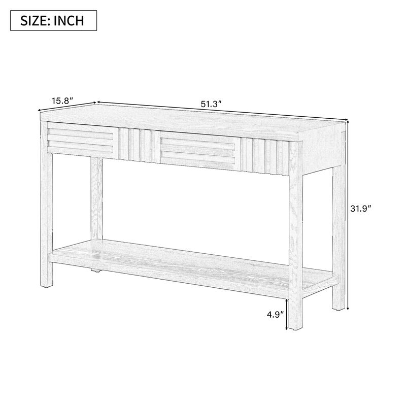 Merax Modern Style Console Table for Entryway, Corridor