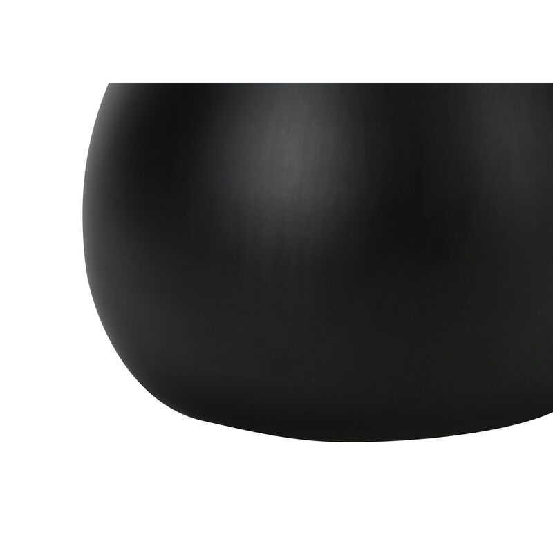 Monarch Specialties I 9639 - Lighting, Set Of 2, 18"H, Table Lamp, Black Metal, Ivory / Cream Shade, Contemporary